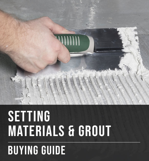 Grout material store